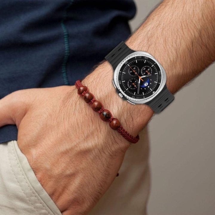 Dirželis laikrodžiui juodas silikoninis Samsung Galaxy Watch