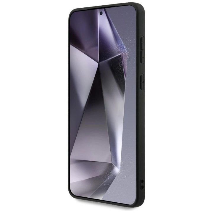 Dėklas telefonui juodas su MagSafe funkcija Samsung Galaxy S25 Edge Guess