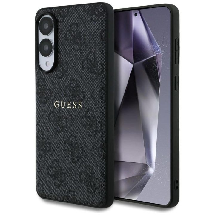 Dėklas telefonui juodas su MagSafe funkcija Samsung Galaxy S25 Edge Guess