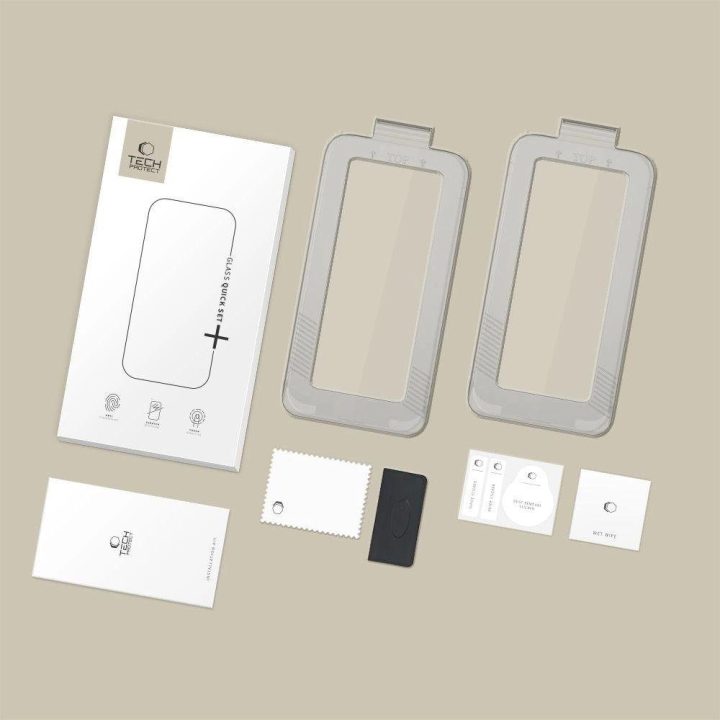 Grūdintas stiklas juodas iPhone 17 Pro Max ekranui 2 vnt.