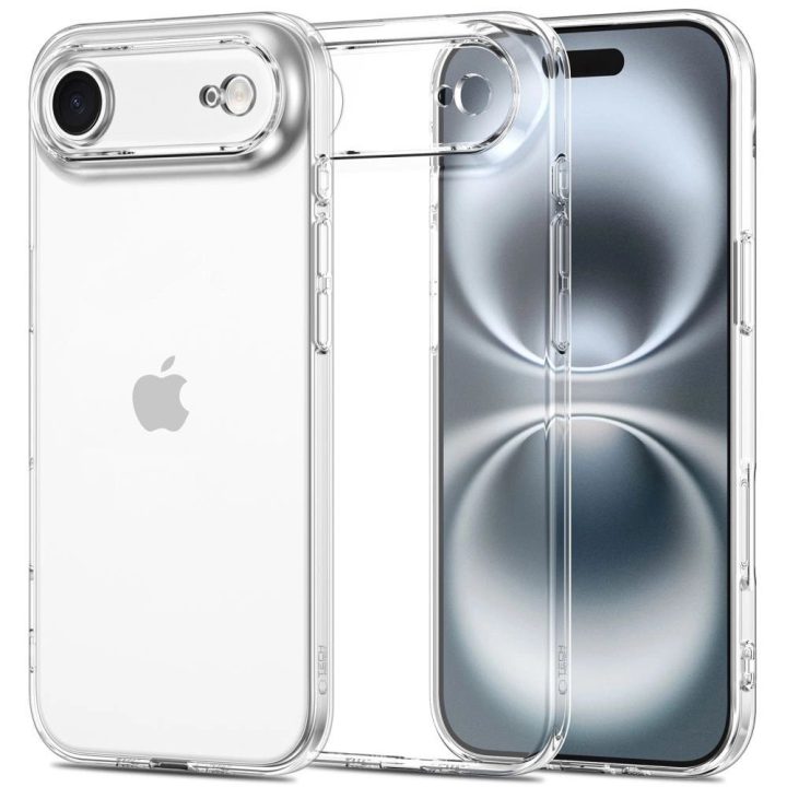 Dėklas telefonui skaidrus silikoninis apsauginis iPhone 17 Air