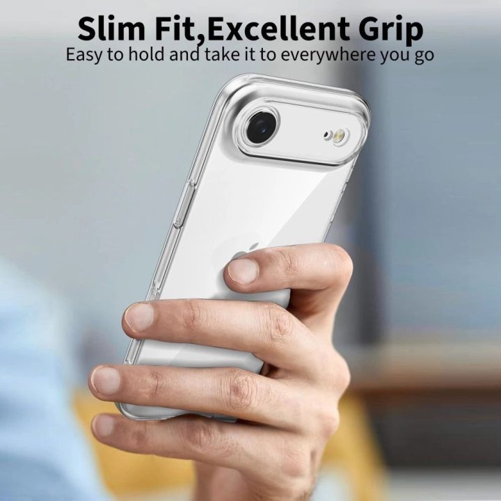 Dėklas telefonui skaidrus silikoninis apsauginis iPhone 17 Air