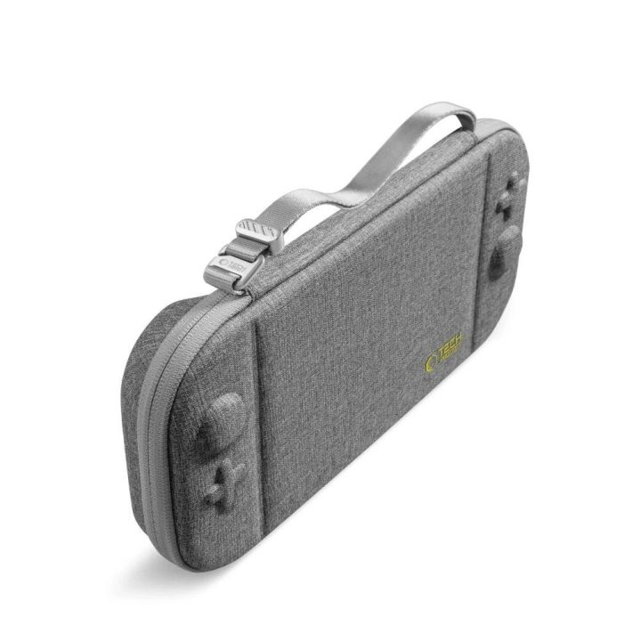 Dėklas pilkas kietu korpusu Nintendo Switch 2 konsolei