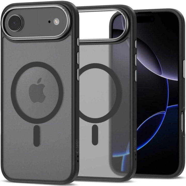 Dėklas telefonui juodas matinis su MagSafe iPhone 17 Air