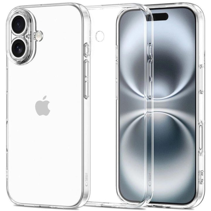 Dėklas telefonui skaidrus silikoninis apsauginis iPhone 17