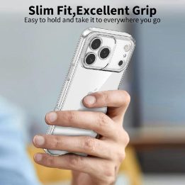 Dėklas telefonui skaidrus silikoninis iPhone 17 Pro Max