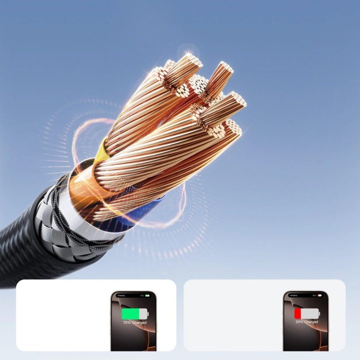 S-A28 Flash Series 60W USB-C - USB-C cable 2m - black
