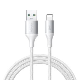 Įkrovimo laidas baltas pintas 2 m USB–Lightning 3A