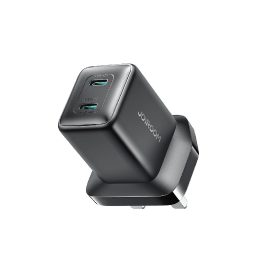 Sieninis įkroviklis juodas 45W su 2 USB-C lizdais
