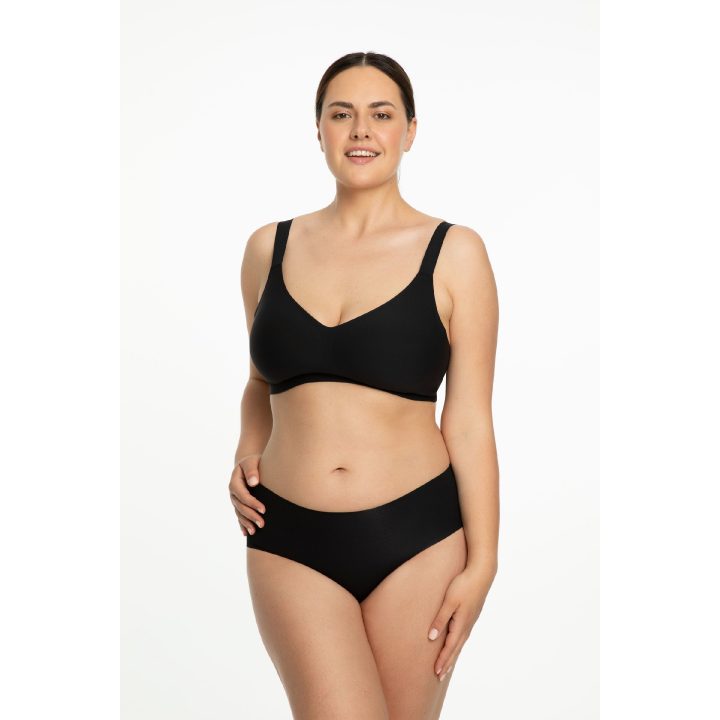 Liemenėlė juoda be lankelių patogi Jelly Bra Comfort