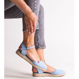 Big Star FF274532 mėlynos espadrilės su atsegamu kulnu