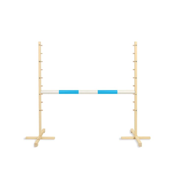Šuolių kliūtis medinė šviesiai mėlyna 120 cm