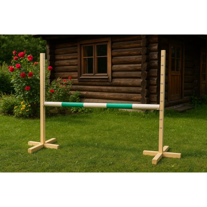 Šuolių kliūtis medinė mėtinė Hobby Horse 120 cm