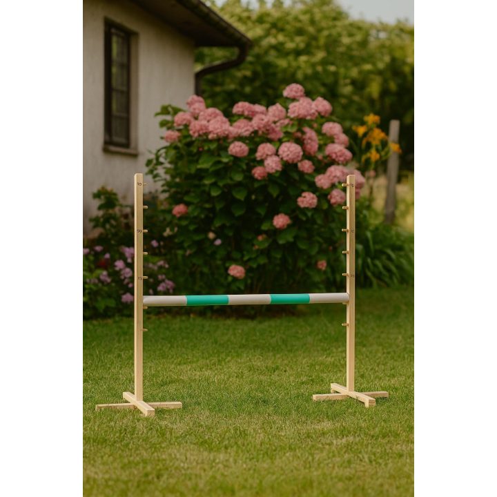 Šuolių kliūtis medinė mėtinė Hobby Horse 120 cm