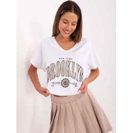 Komplektas moteriškas baltas smėlio medvilninis Brooklyn