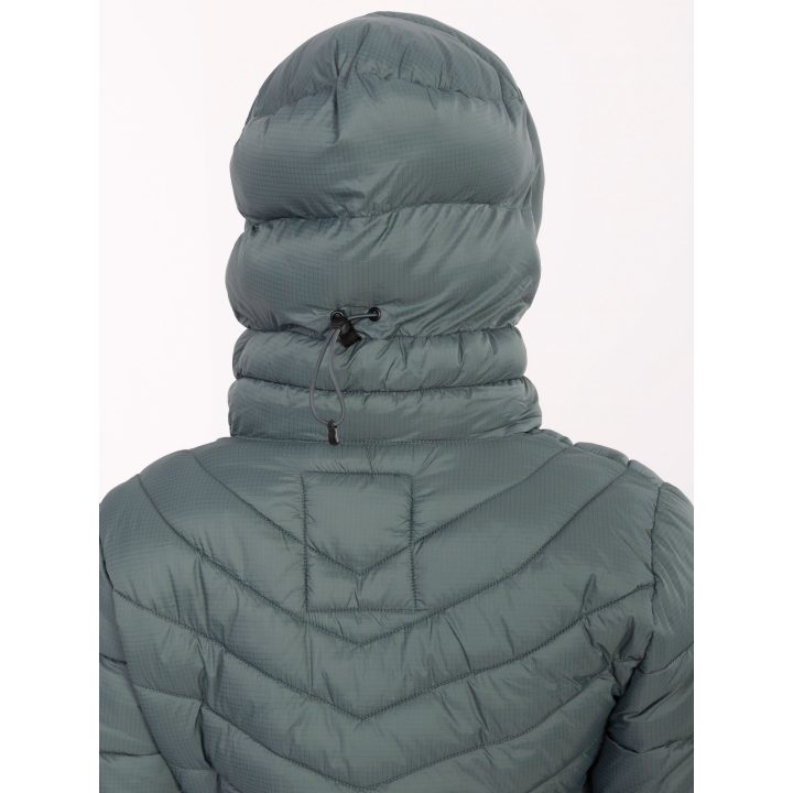 Striukė moteriška tamsiai žalia pūkinė OUTDOOR STYLE