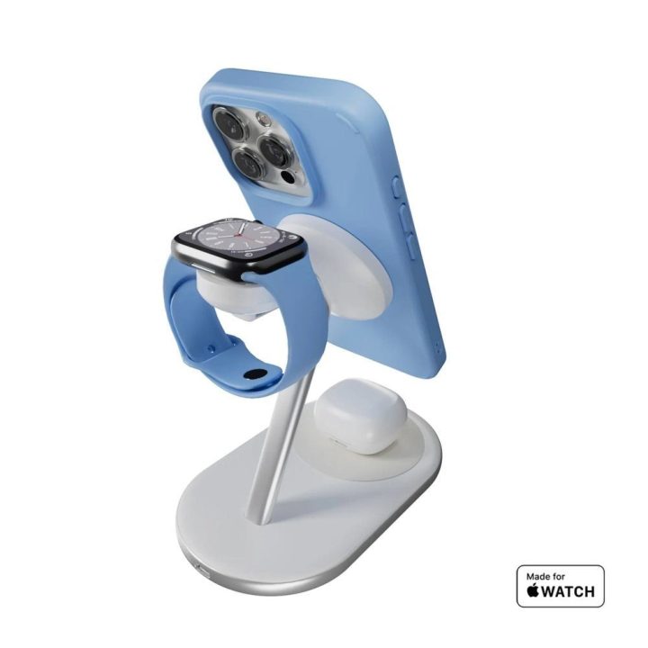 Belaidis kroviklis baltas 3-in-1 MagSafe suderinamas Puro