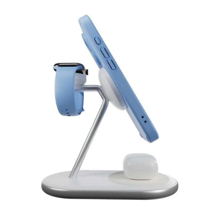 Belaidis kroviklis baltas 3-in-1 MagSafe suderinamas Puro