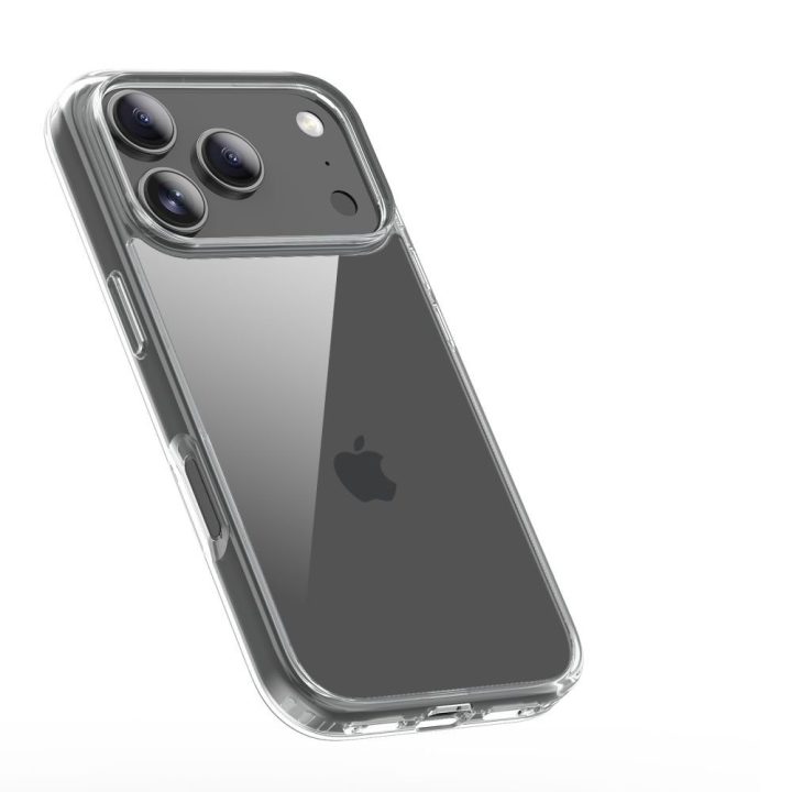 Telefono dėklas skaidrus hibridinis iPhone 17 Pro Max