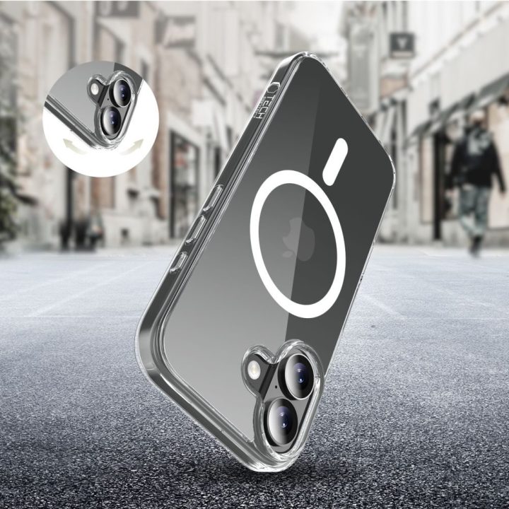 Telefono dėklas skaidrus MagSafe iPhone 17