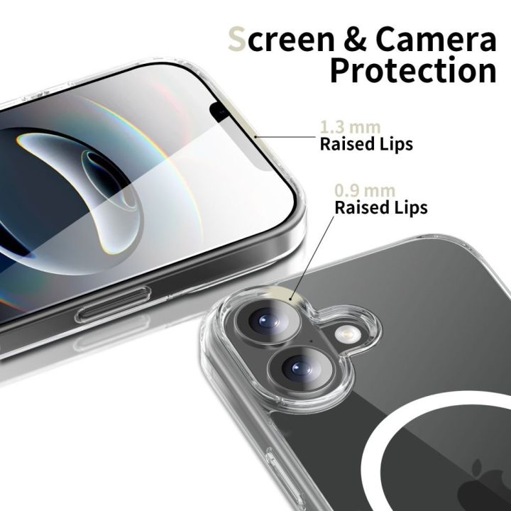 Telefono dėklas skaidrus MagSafe iPhone 17