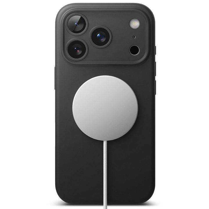 Telefono dėklas silikoninis magnetinis MagSafe iPhone 17 Pro Ringke