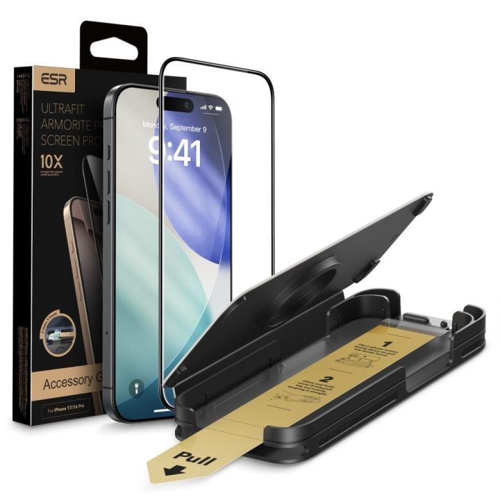 Grūdintas stiklas iPhone 17 Pro Max 3D ESR UltraFit Armorite