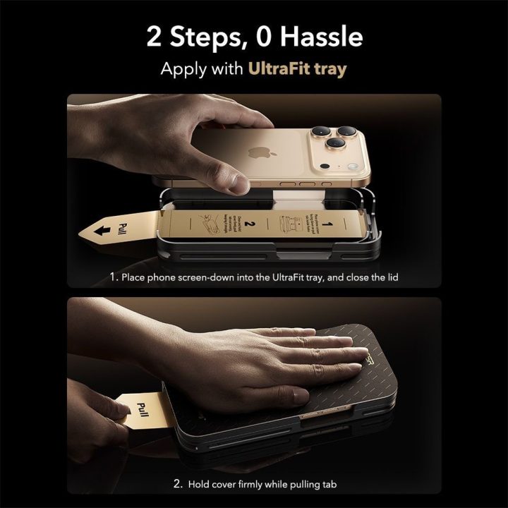 Grūdintas stiklas iPhone 17 Pro Max 3D ESR UltraFit Armorite