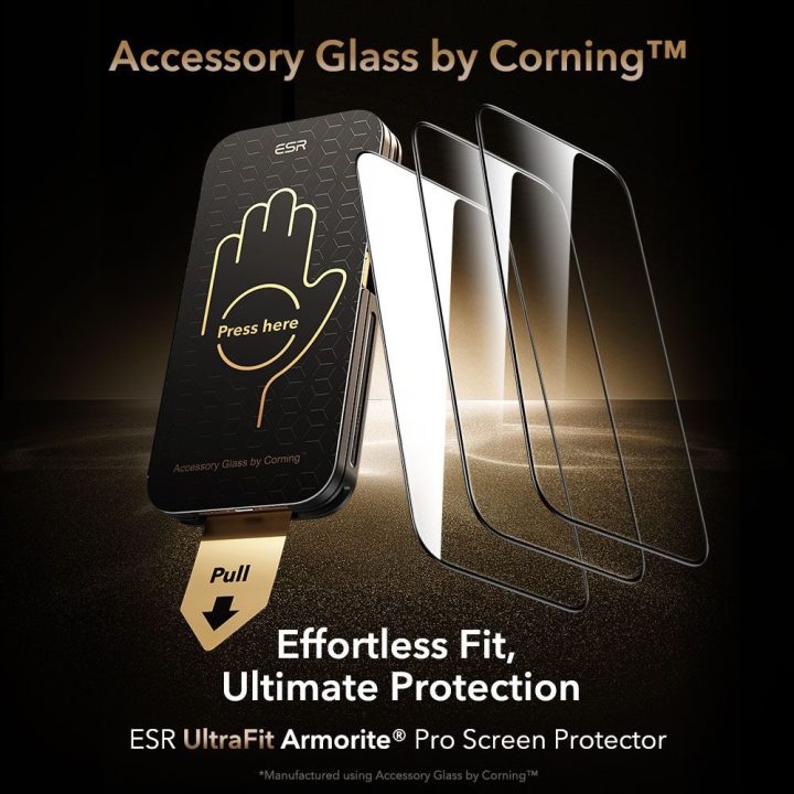 Grūdintas stiklas iPhone 17 Pro Max 3D ESR UltraFit Armorite