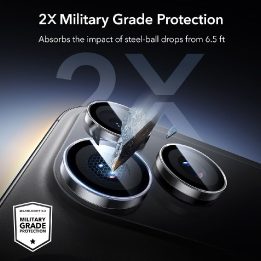 Kameros apsauga skaidri iPhone 14–17 Pro / Pro Max ESR Armorite