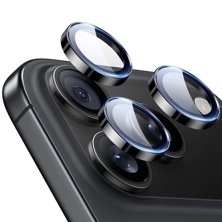 Kameros apsauga iPhone 14–17 Pro / Pro Max juoda ESR Armorite