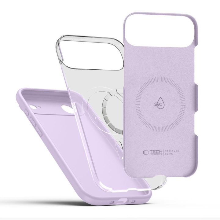 Telefono dėklas violetinis silikoninis MagSafe iPhone 17 Air