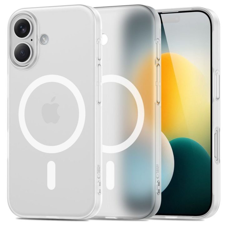 Telefono dėklas baltas matinis MagSafe iPhone 17