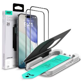 Grūdintas stiklas iPhone 16 Pro / 17 skaidrus 2 vnt. ESR