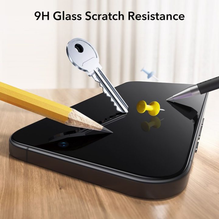 Grūdintas stiklas iPhone 17 Pro Max skaidrus 2 vnt. ESR