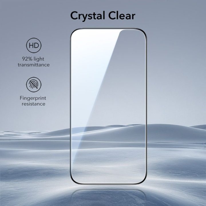 Grūdintas stiklas iPhone 17 Pro Max skaidrus 2 vnt. ESR