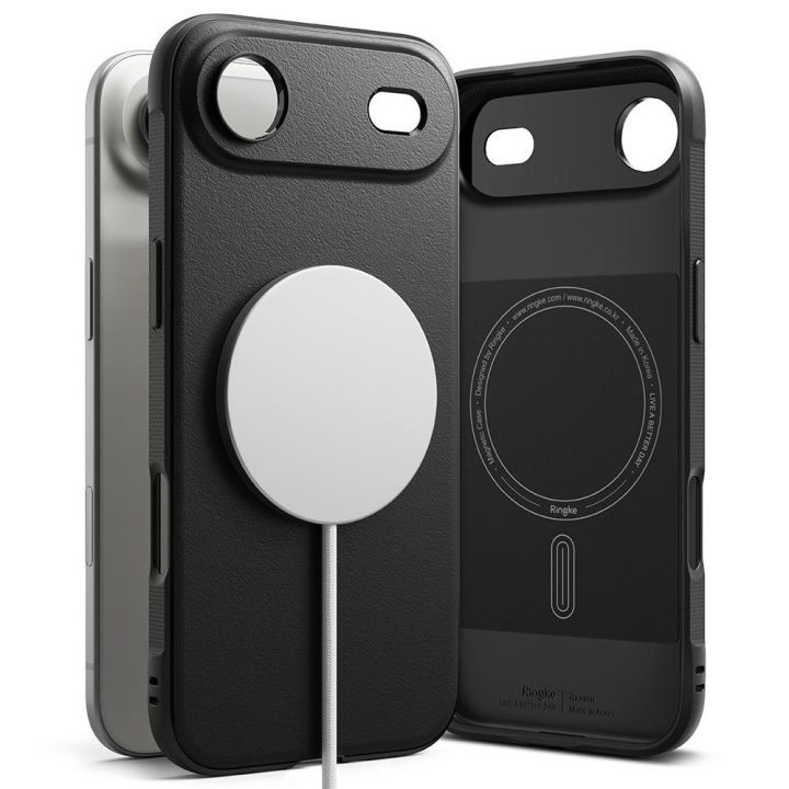 Telefono dėklas iPhone 17 Air juodas MagSafe Ringke Onyx
