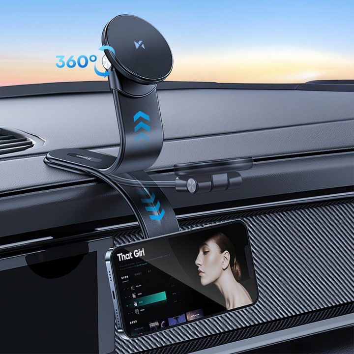 Automobilinis telefono laikiklis magnetinis MagSafe 15 W