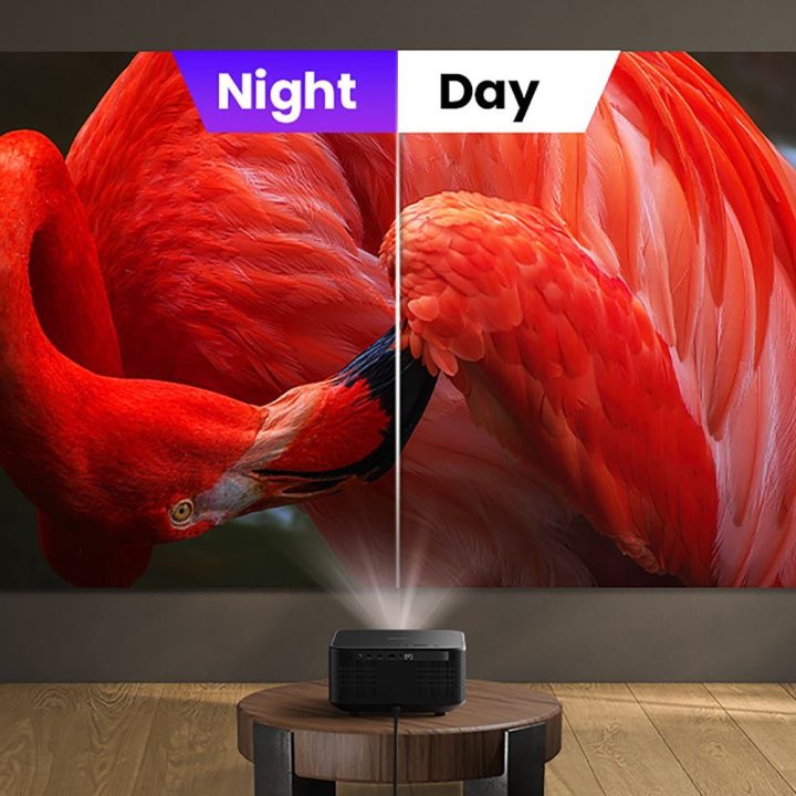 Multimedijos projektorius FullHD 1080p su JBL garsiakalbiais Yaber K3 Pro juodas