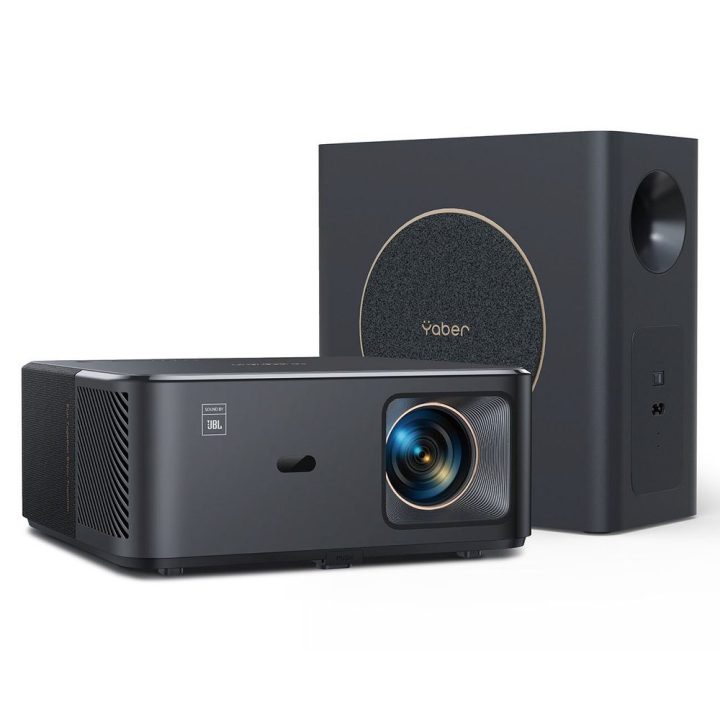 Multimedijos projektorius FullHD 1080p su JBL garsiakalbiais Yaber K2s Pro juodas