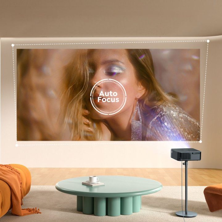 Multimedijos projektorius FullHD 1080p su JBL garsiakalbiais Yaber K2s Pro juodas