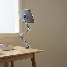 Telefonų ir planšečių laikiklis magnetinis pilkas