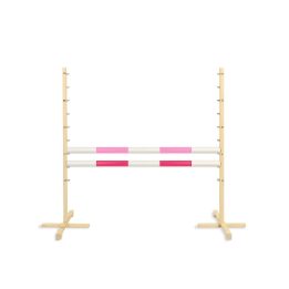 Šuolių kliūtis Hobby Horse 120 cm rožinė su dviem kartelėmis