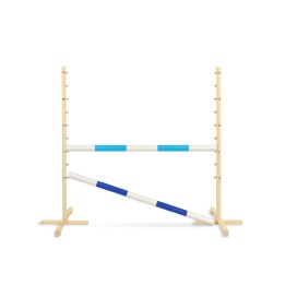 Šuolių kliūtis Hobby Horse ms 120 cm šviesiai mėlyna ir mėlyna su dviem kartimis