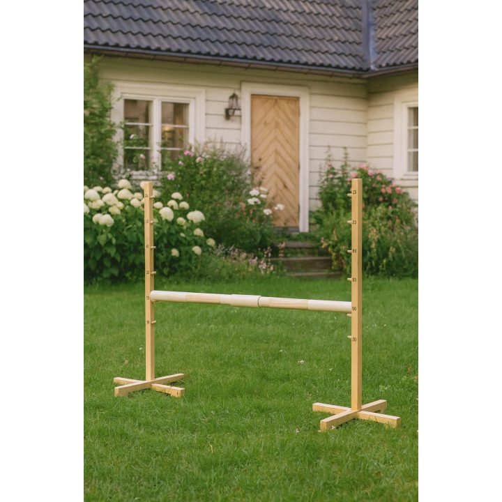 Šuolių kliūtis hobby horse sportui smėlio spalvos 160×120 cm