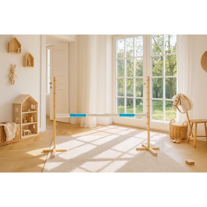 Šuolių kliūtis Hobby Horse šviesiai mėlyna 160×120 cm