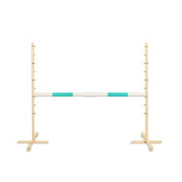 Šuolių kliūtis hobiarkliams 160×120 cm su mėtų spalvos kartimi