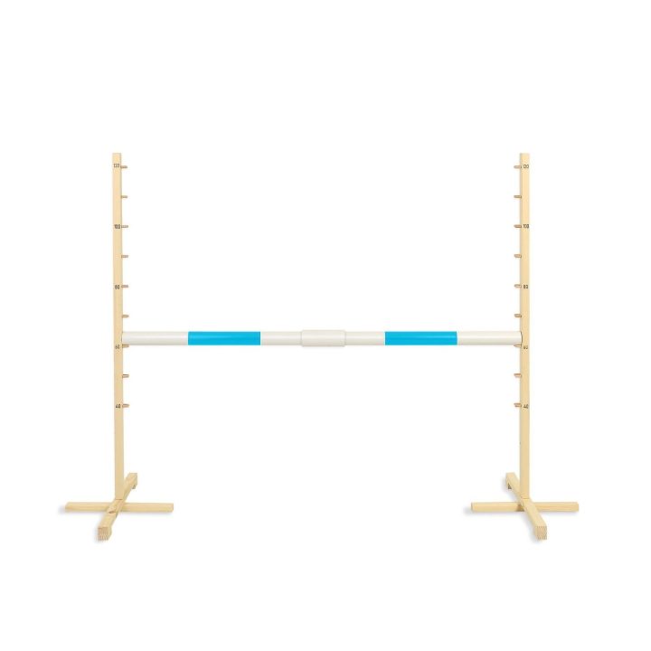 Šuolių kartis hobby horse sportui šviesiai mėlyna 160 cm
