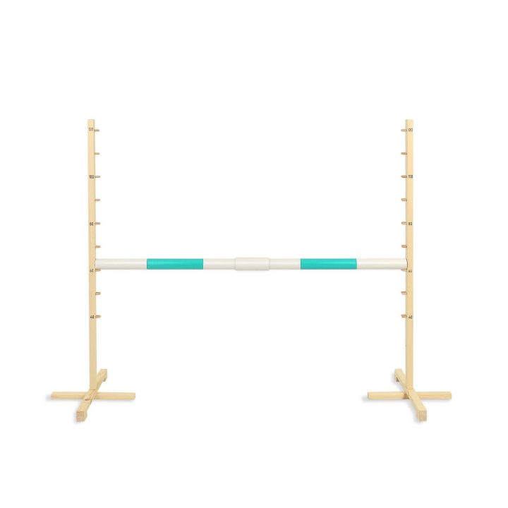 Šuolių kartis hobby horse sportui mėtų spalvos 160 cm