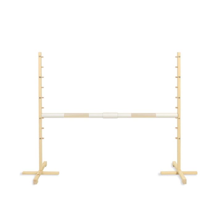 Šuolių kartelė hobby horse žaidimui smėlio spalvos 160 cm